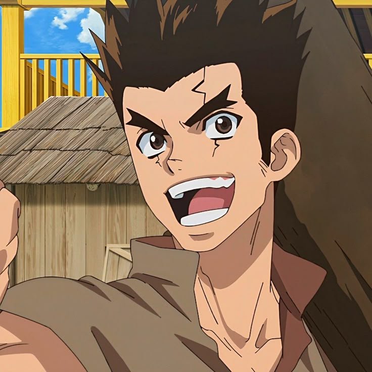 Taiju Oki - Senku's best friend and the Kingdom of Science's raw power